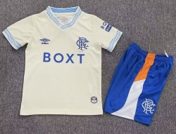 2627 Rangers white away kids kit